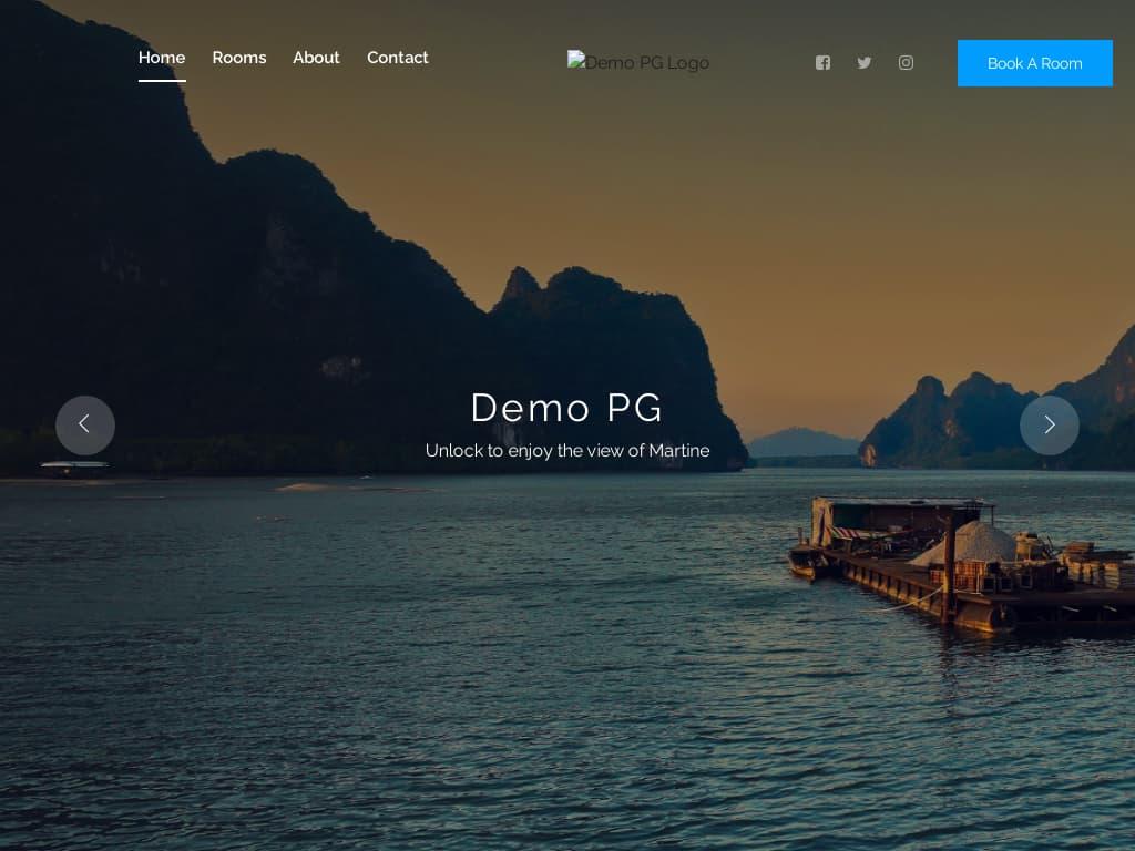 Paying Guest & Hotels - Website Design Project by WebNesters