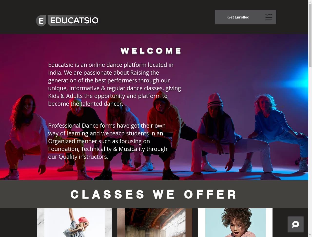 Educatsio - Website Design Project by WebNesters