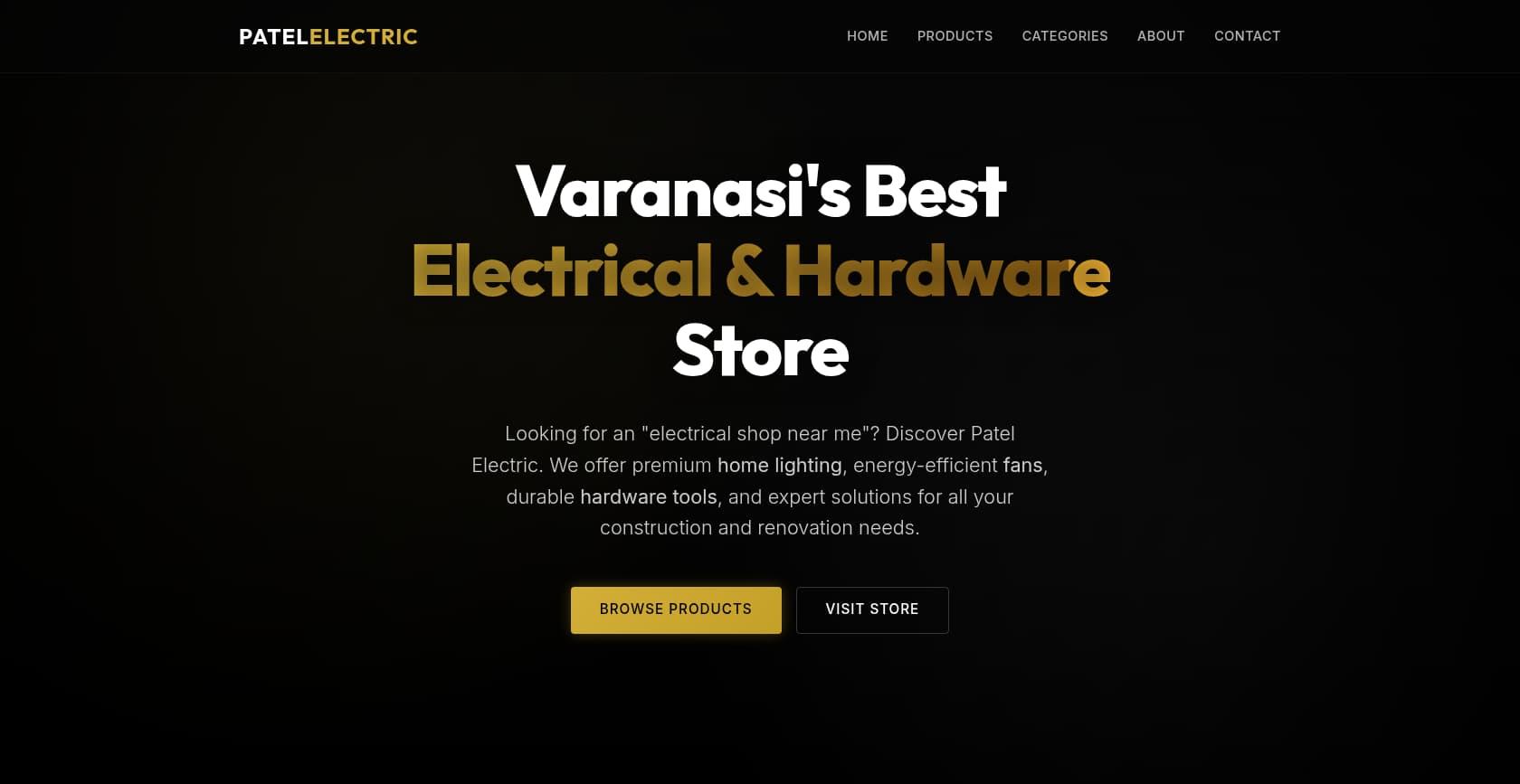 Patel Electric - Website Design Project by WebNesters