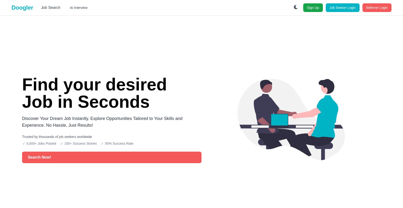 Doogler - Website Design Project by WebNesters